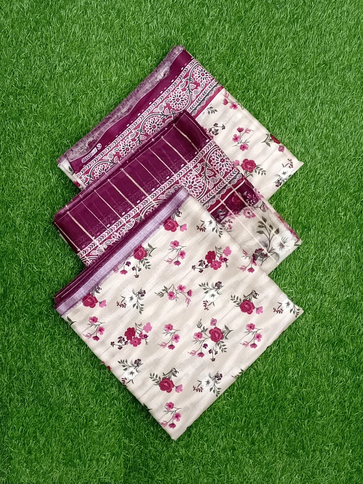 3 Piece Lawn Printed UnStitched Suit