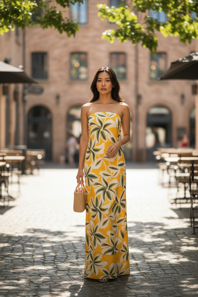 2-Piece Printed Lawn Unstitched Suit - Classic Yellow & White Floral Design