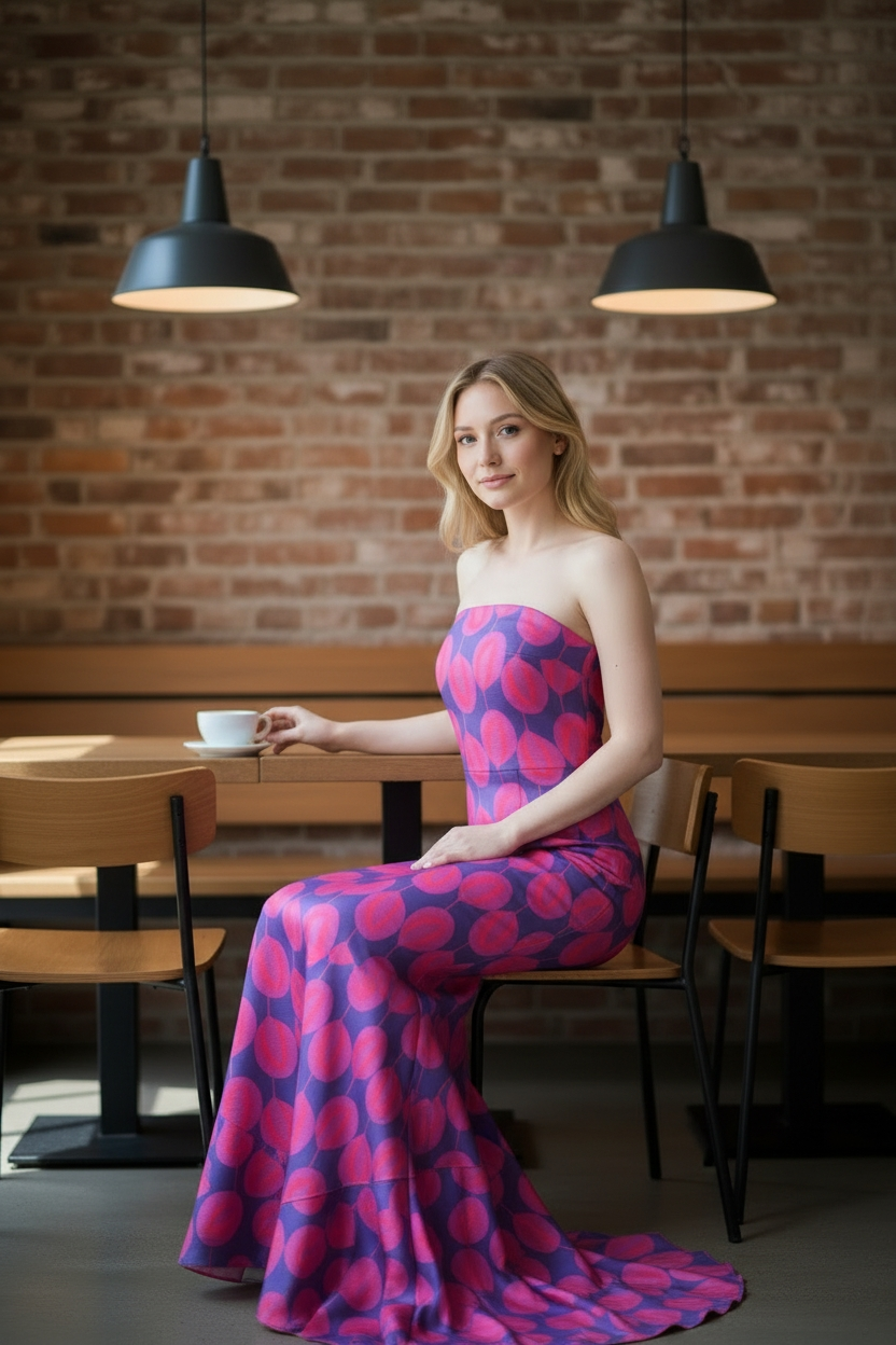 2-Piece Printed Lawn Unstitched Suit - Classic Blue & Pink Floral Design