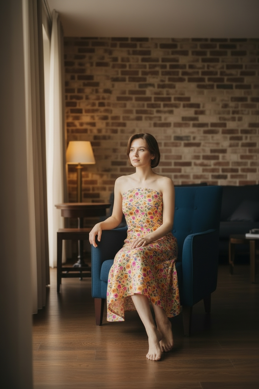 2-Piece Printed Lawn Unstitched Suit - Classic Skin Multicolor Floral Design